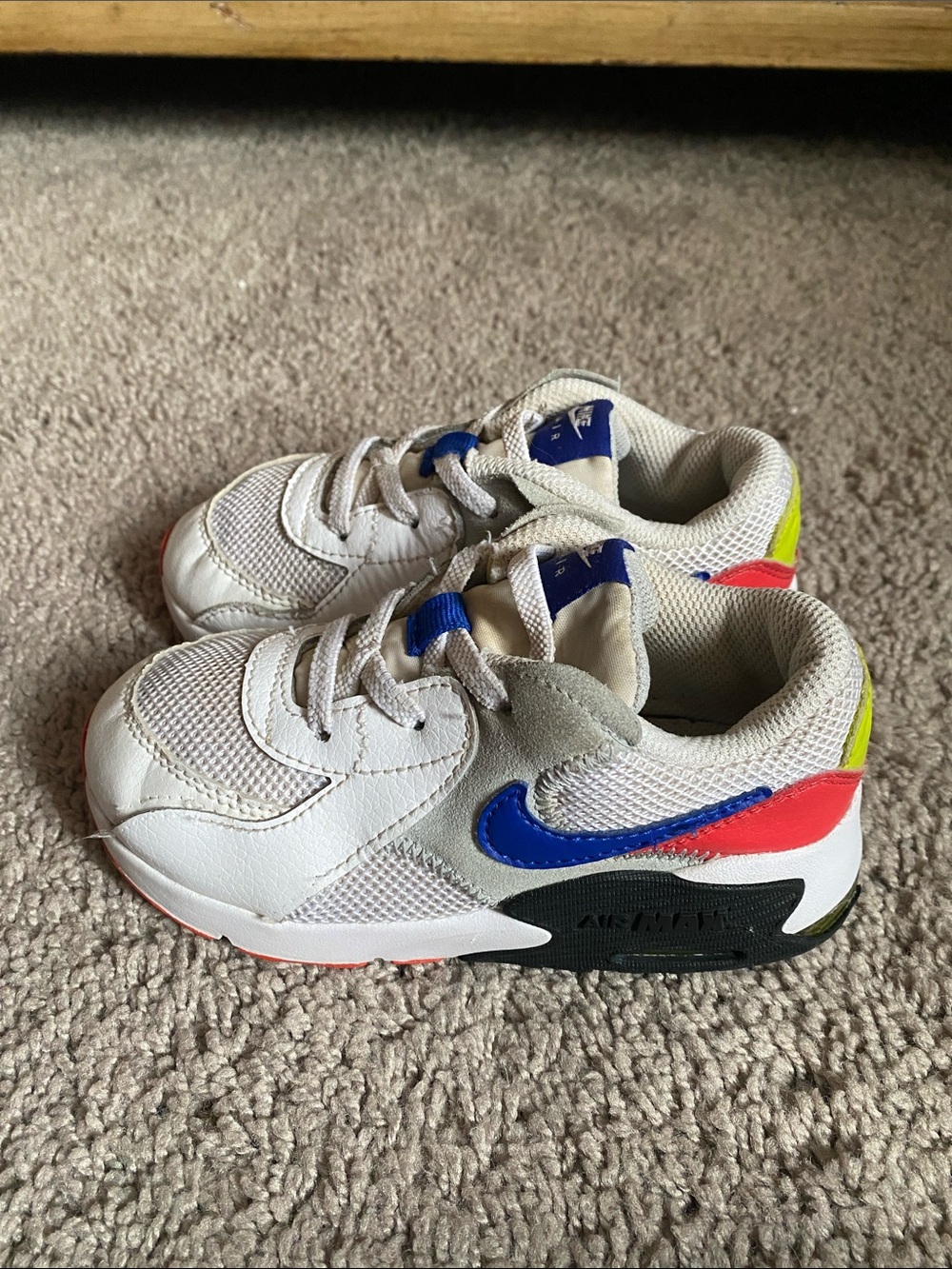 Nike Air Max Excee Low white trainers sneakers toddlers size 10US (9.5 UK)